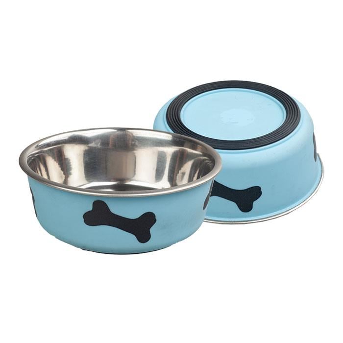 Oripet Kemik Desenli Mavi Mama ve Su Kabı S 17 cm 830 Ml