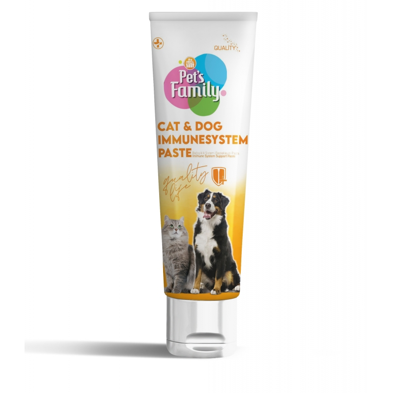 Pet's Family Cat & Dog Immune System Kedi & Köpek Bağışıklık Sistemi Güçlendirici Paste 100 Gr