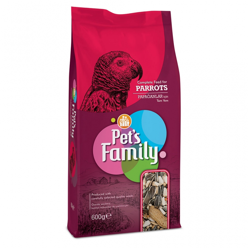 Pet's Family Papağan Yemi 600 Gr