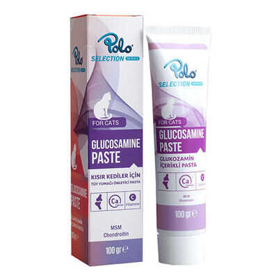 Polo Glucosamine Paste Eklem Sağlığı Ve Tüy Yumağı Önleyici Kedi Macunu 100 Gr