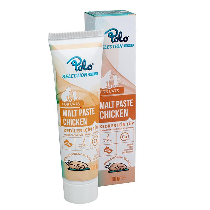 Polo Tavuklu ve Peynirli Kediler İçin Malt Macun 100 Ml