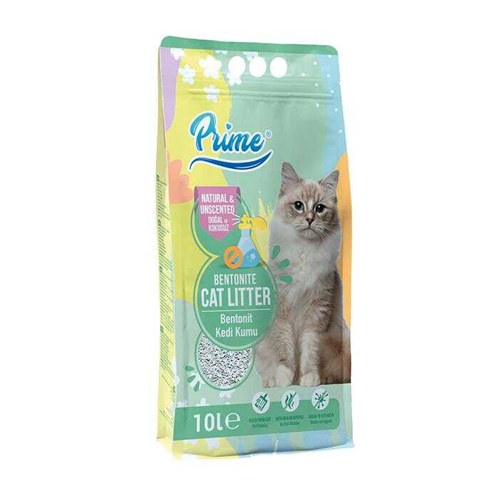 Prime İnce Taneli Bentonit Kedi Kumu 10 Lt