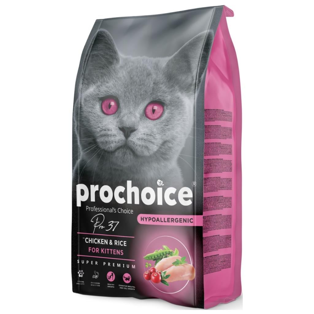 Prochoice 37 Tavuklu ve Pirinçli Yavru Kedi Maması 15 Kg