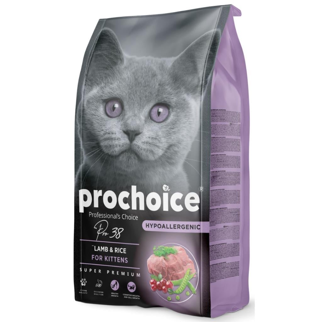 Prochoice 38 HypoAllergenic Düşük Tahıllı Kuzulu ve Pirinçli Yavru Kedi Maması 2 Kg