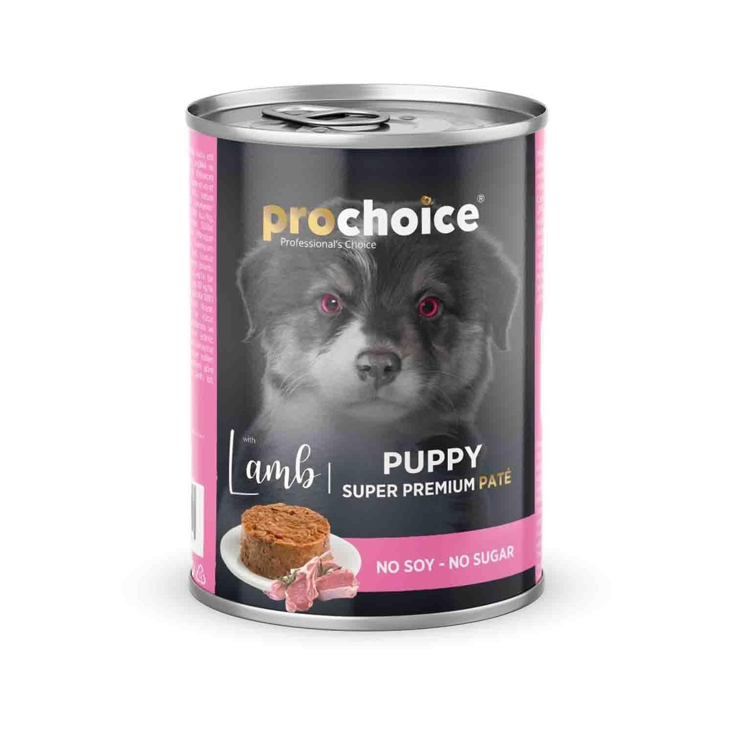Prochoice Kuzulu Şekersiz Ezme Yavru Köpek Konservesi 400 Gr