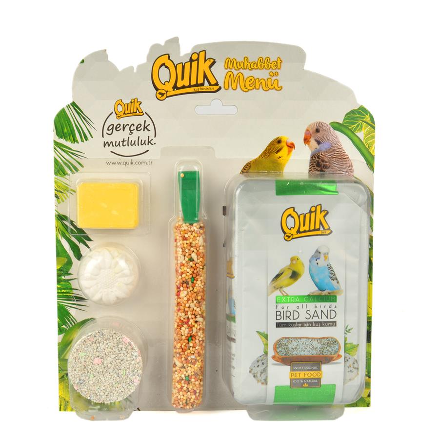 Quik Muhabbet Kuşu 6'lı Paket