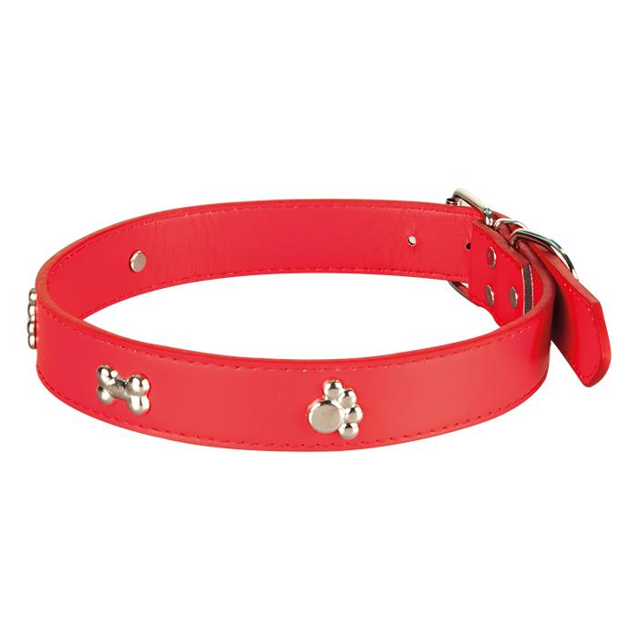Sanlian SL2190 Pati & Kemik Desenli Köpek Boyun Tasması