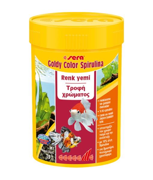 Sera Goldy Color Spirulina Nature Japon Balığı Yemi 100 Ml