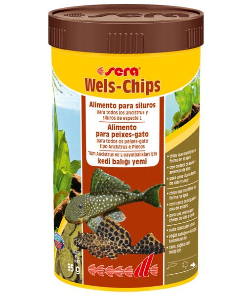 Sera Wels Chips Nature 250 Ml