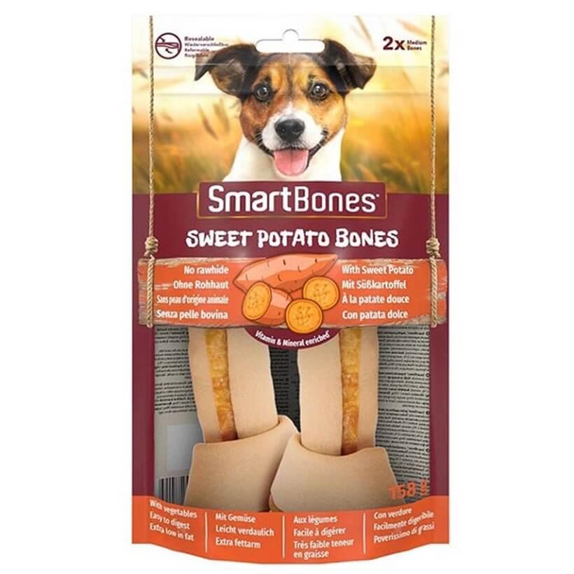 Smart Bones Tatlı Patatesli Medium Kemik Köpek Ödülü 2'li 158 Gr