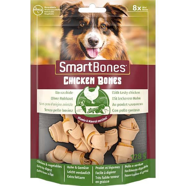 Smart Bones Tavuklu Mini Kemik Köpek Ödülü 8'li 128 Gr