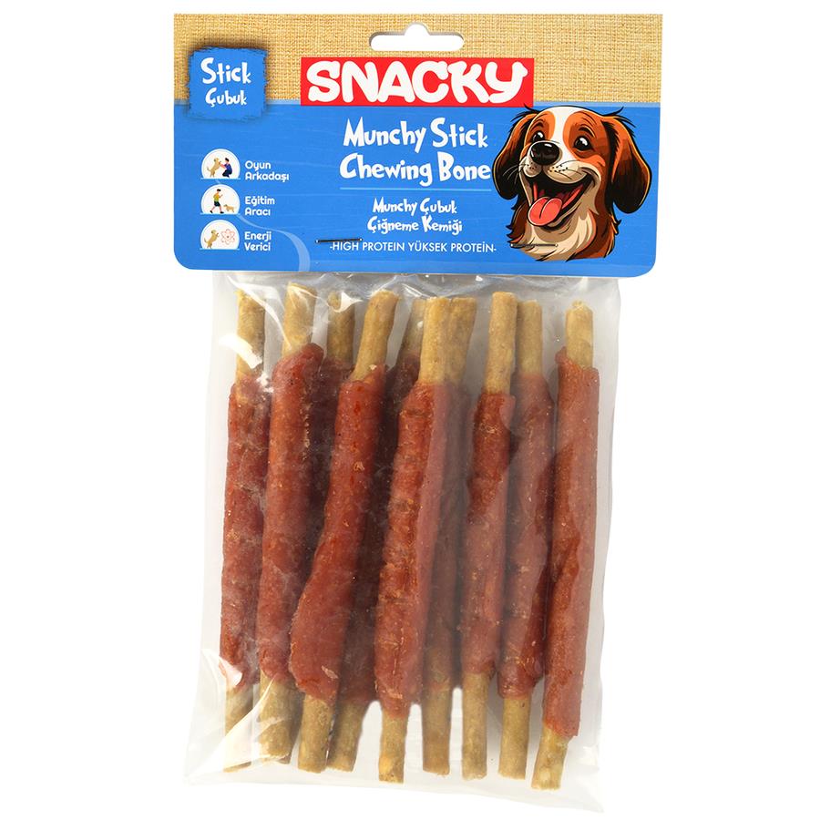 Snacky Munchy Ördek Sargılı Köpek Ödül 10'lu 13 Cm 120 Gr