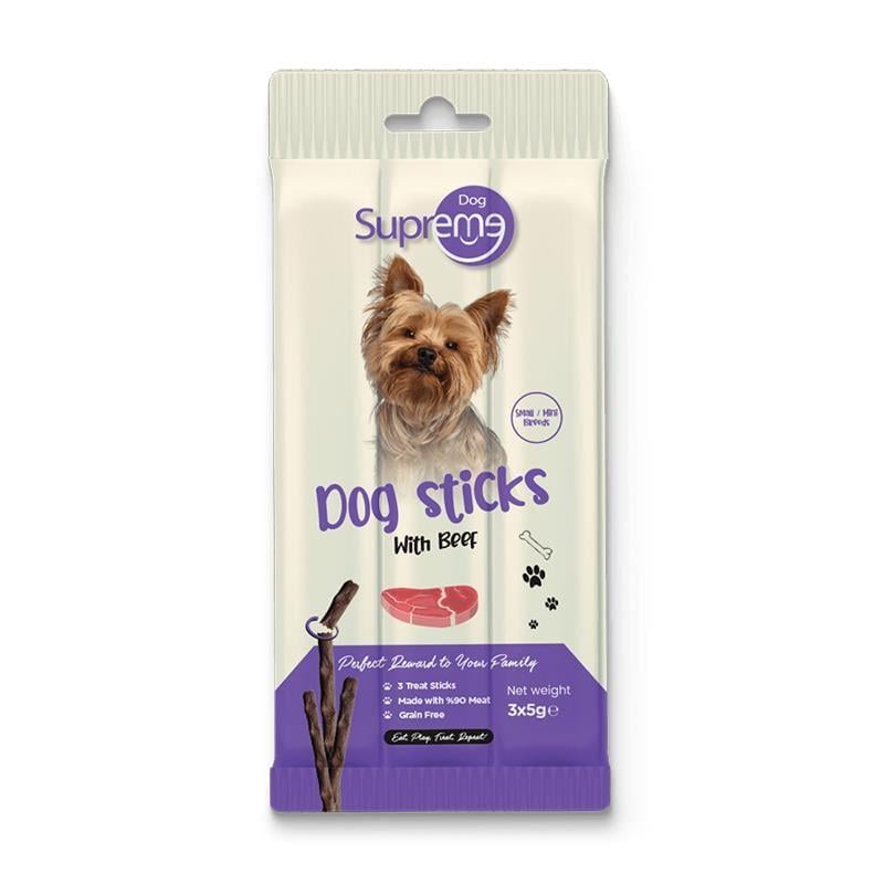 Supreme Dog Sığır Etli Köpek Ödül Çubuğu 3x5 Gr