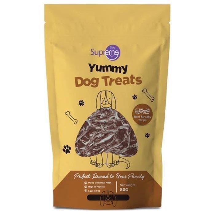 Supreme Dog Sığır Etli Şerit Köpek Ödül Maması 80 Gr