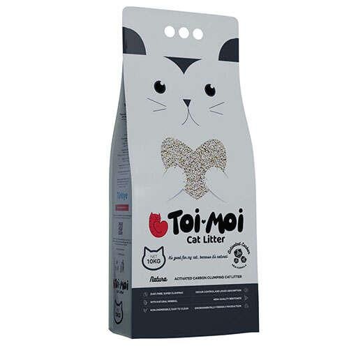 Toi Moi Natura Cream Aktif Karbon Sodyum Bentonit İnce Kedi Kumu 10 Lt