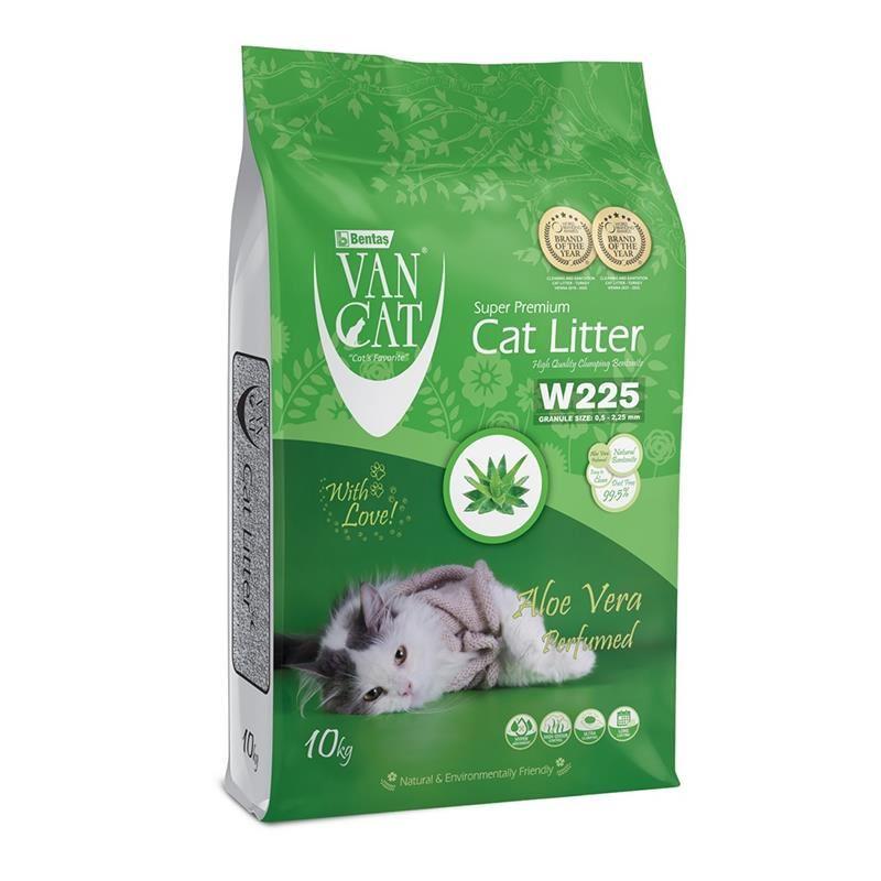 Vancat Aloe Vera Kokulu İnce Kedi Kumu 10 Kg
