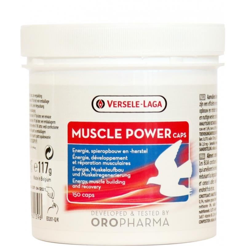 Versele Laga Oropharma Muscle Power Güvercin Kas Geliştirici 150 Kapsül