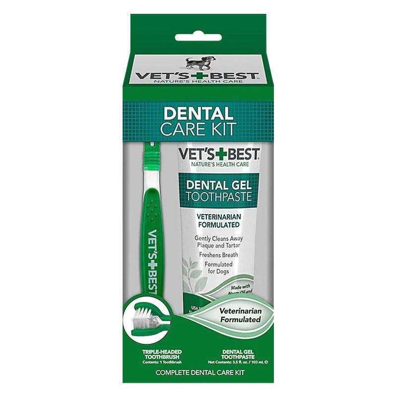 Vet's Best Köpekler için Ağız ve Diş Bakım Seti 17,5 Cm / 100 Gr