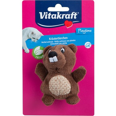 Vitakraft Catnip Kokulu Ayıcık Pelüş Kedi Oyuncağı