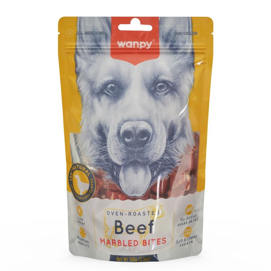 Wanpy Marbled Biftekli Et Parçaları Köpek Ödülü 100 Gr