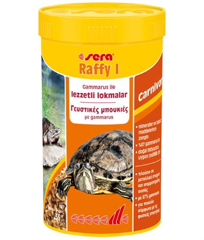 Sera Raffy I Gammarus Nature Su Kaplumbağası Yemi 250 Ml