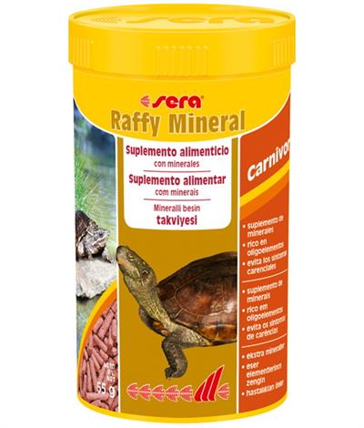 Sera Raffy Mineral Su Kaplumbağası Yemi 250 Ml 55 Gr