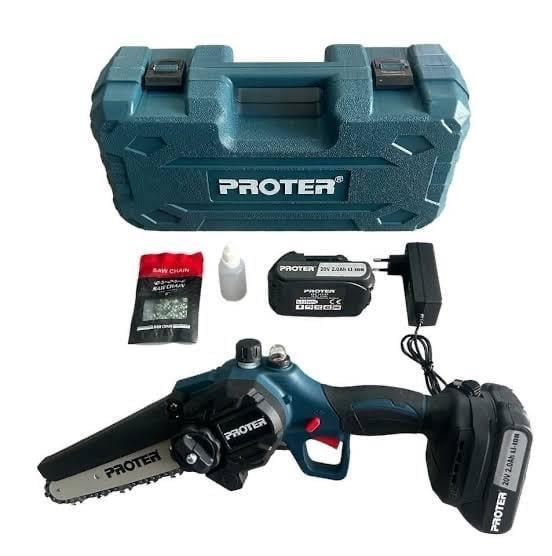  Proter PST 115 ST Şarjlı Budama Testeresi 2.0Ah 20V 150mm 