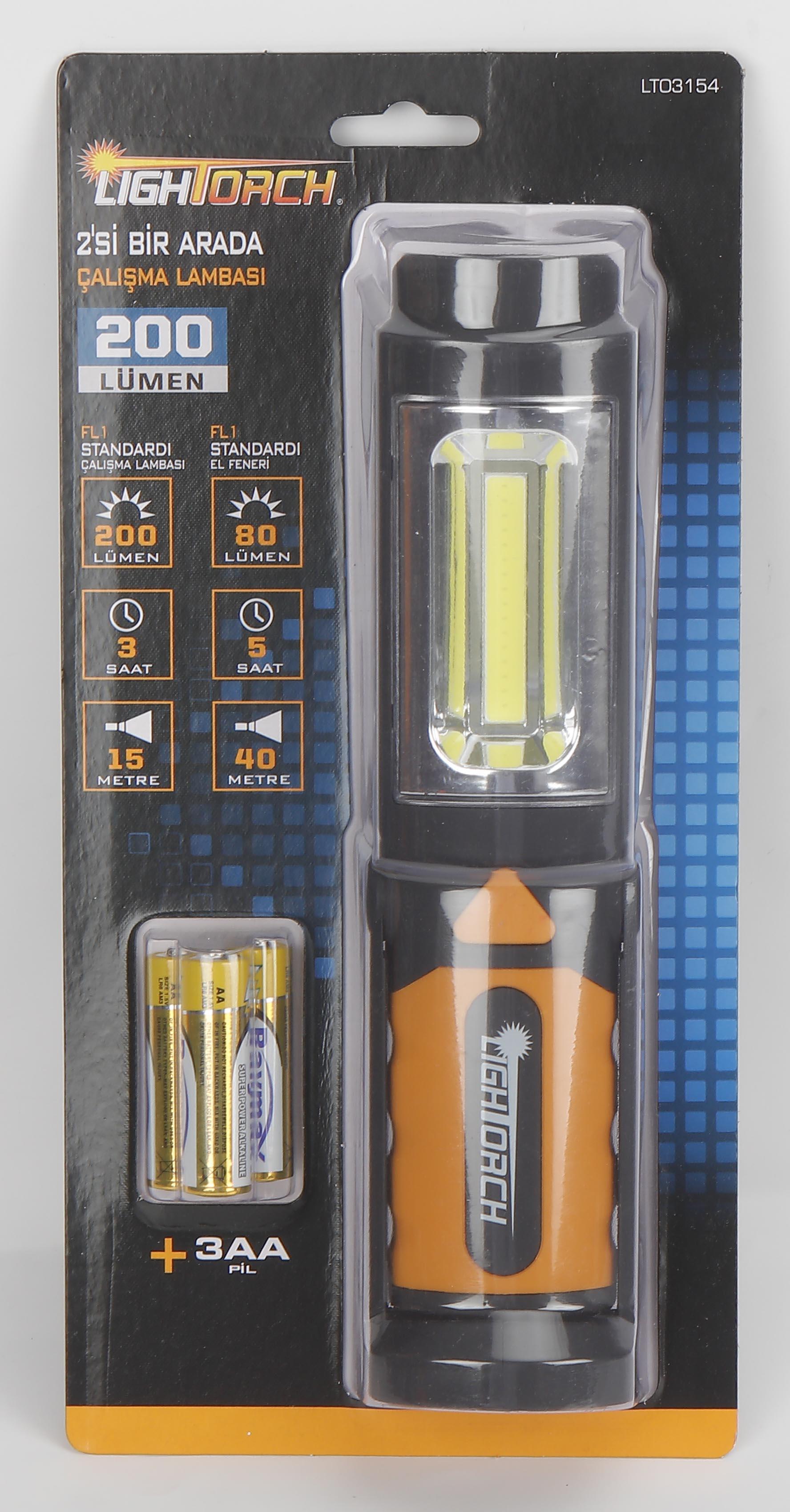 Lightorch LT03154 Süper Parlak Çalışma Lambası ve El Feneri