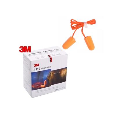 3M 1110 İpli Kulak Tıkacı 100 Çift