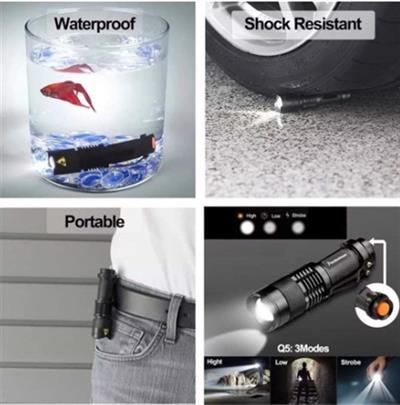 F.B.I F-81 Şarjlı El Feneri 2000 LM