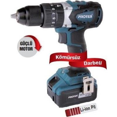 Proter PST 740 BL  Darbeli Kömürsüz Şarjlı 4.0 Ah 20 V Li-ion