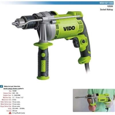 Vido Elektrikli Darbeli Matkap 1050W 13mm WD010211050 