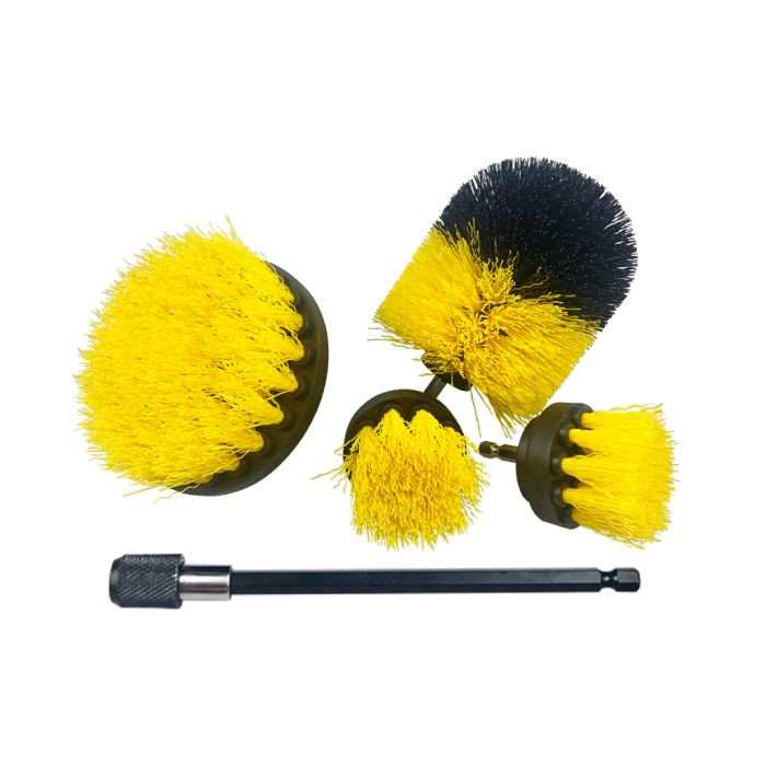 4 Parça Plastik Matkap Fırça Seti