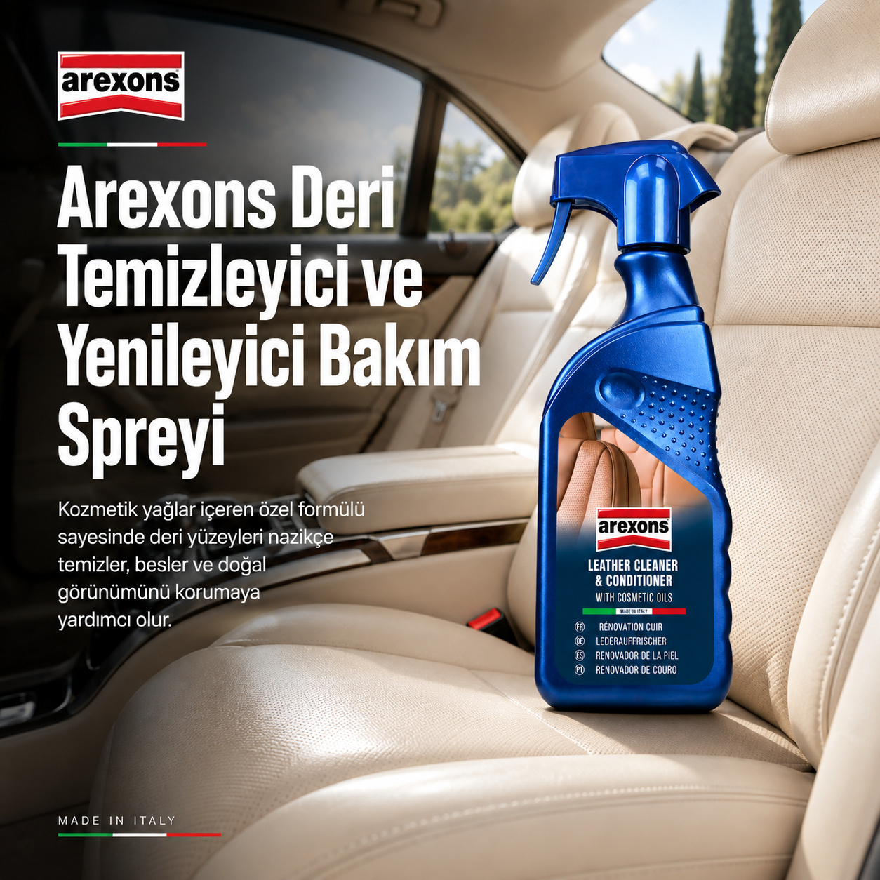 Arexons 500 ml Deri Temizleme Ve Bakım