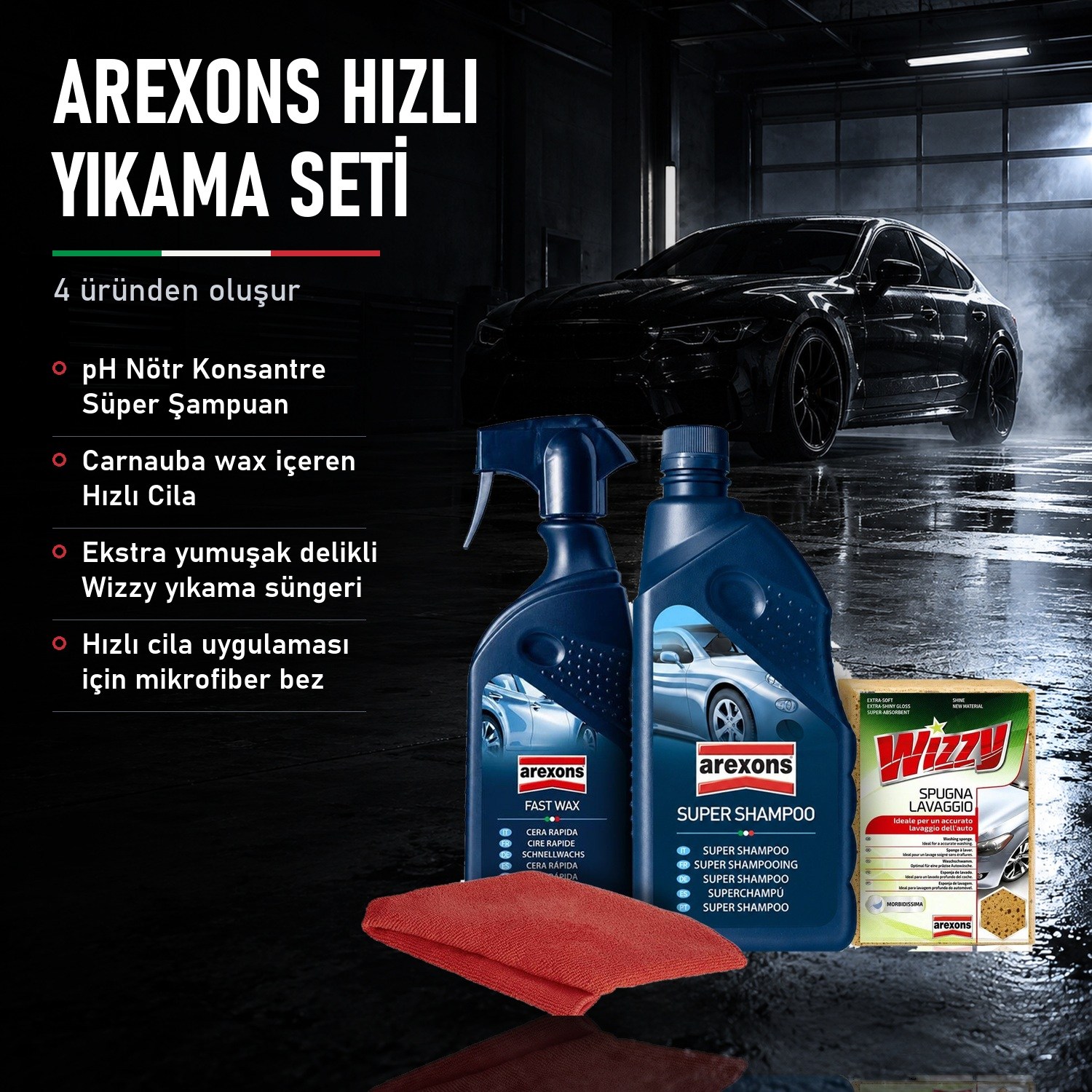 Arexons Hızlı Yıkama Seti