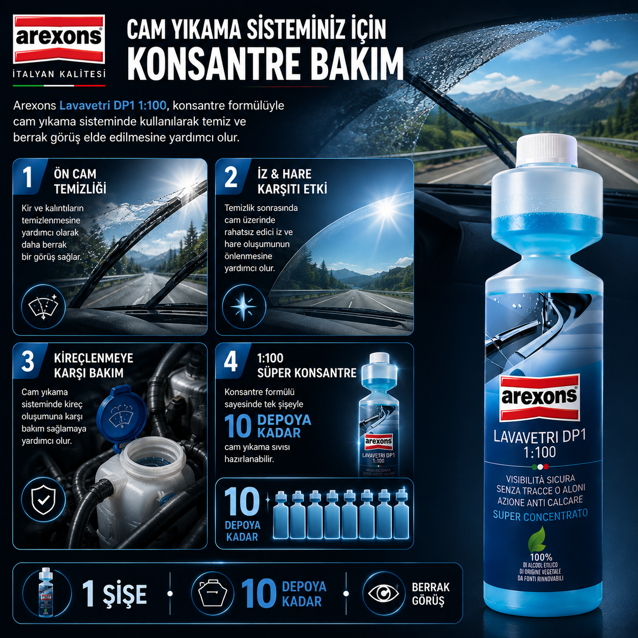 Arexons Cam Suyu Konsantre 250ml