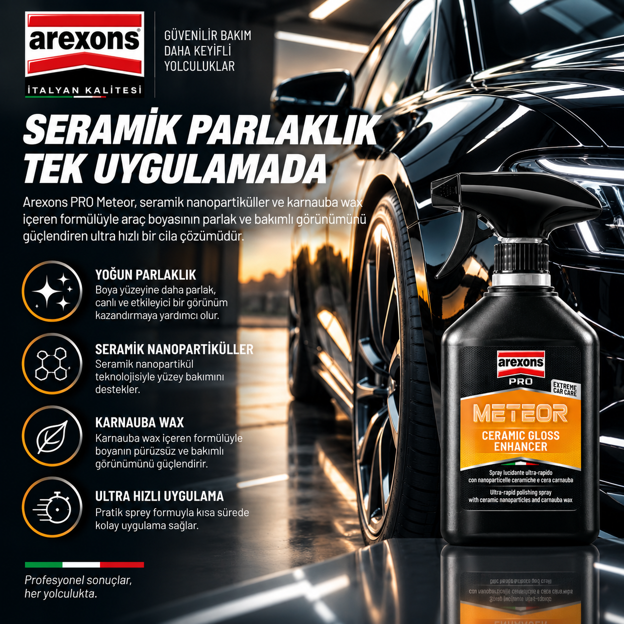 METEOR - Hızlı Cila 400 ml