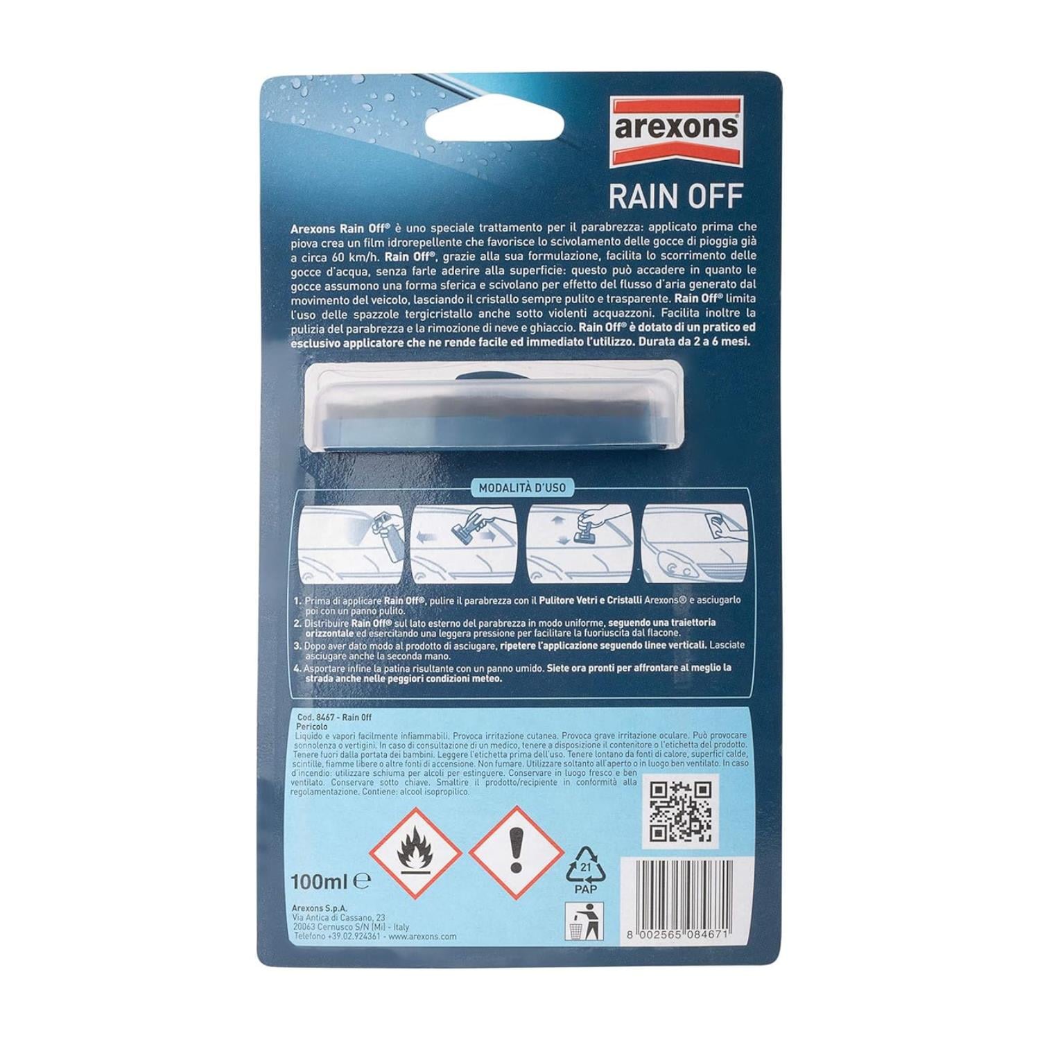 Arexons Yağmur Kaydırıcı 100 ml