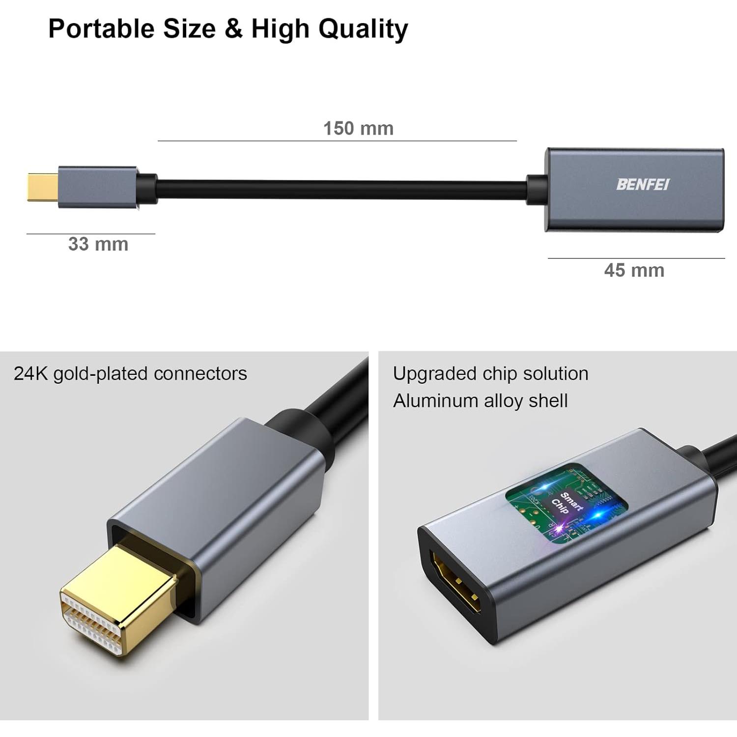 BENFEI Mini DisplayPort - HDMI Adaptör |