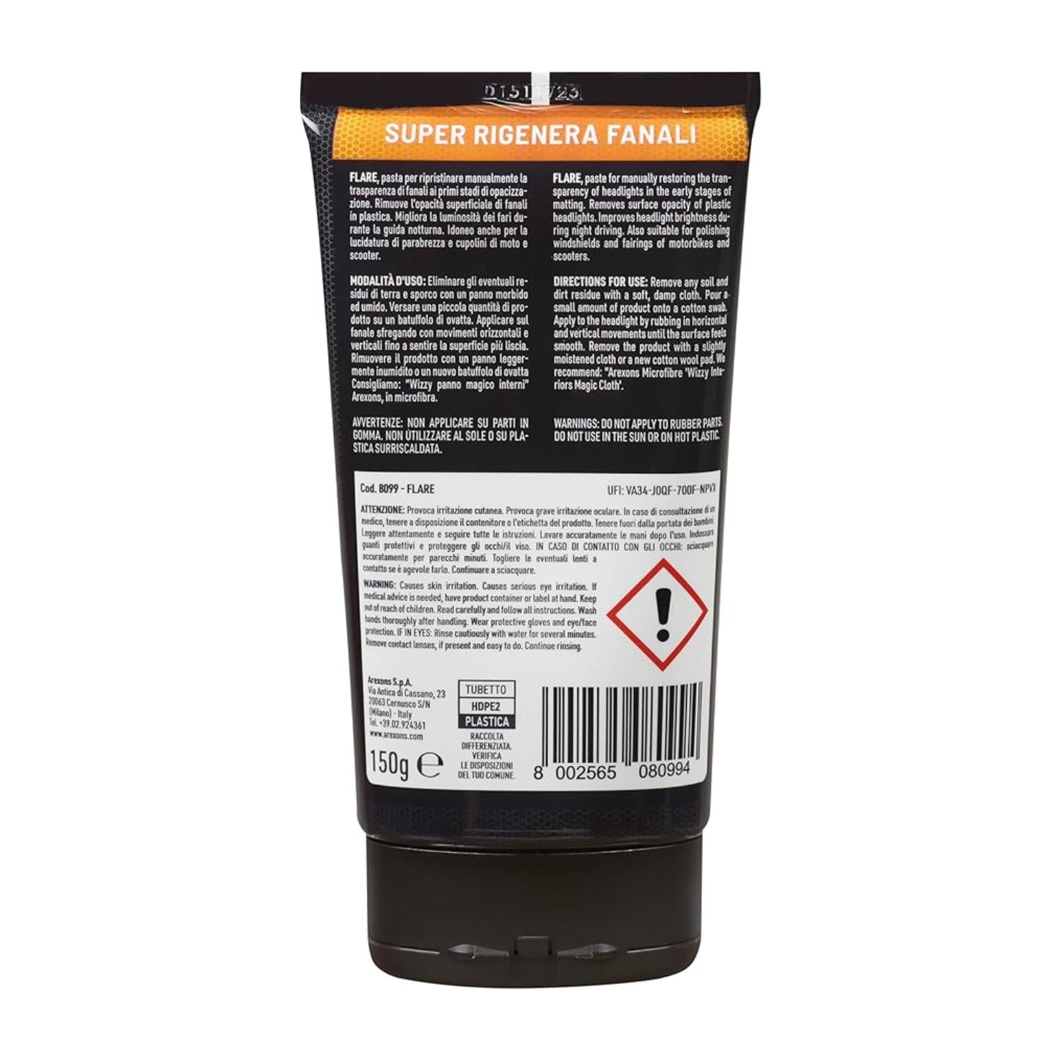 Arexons Pro Flare - Güçlü Far Parlatıcı Yenileyici Cila 150 ml