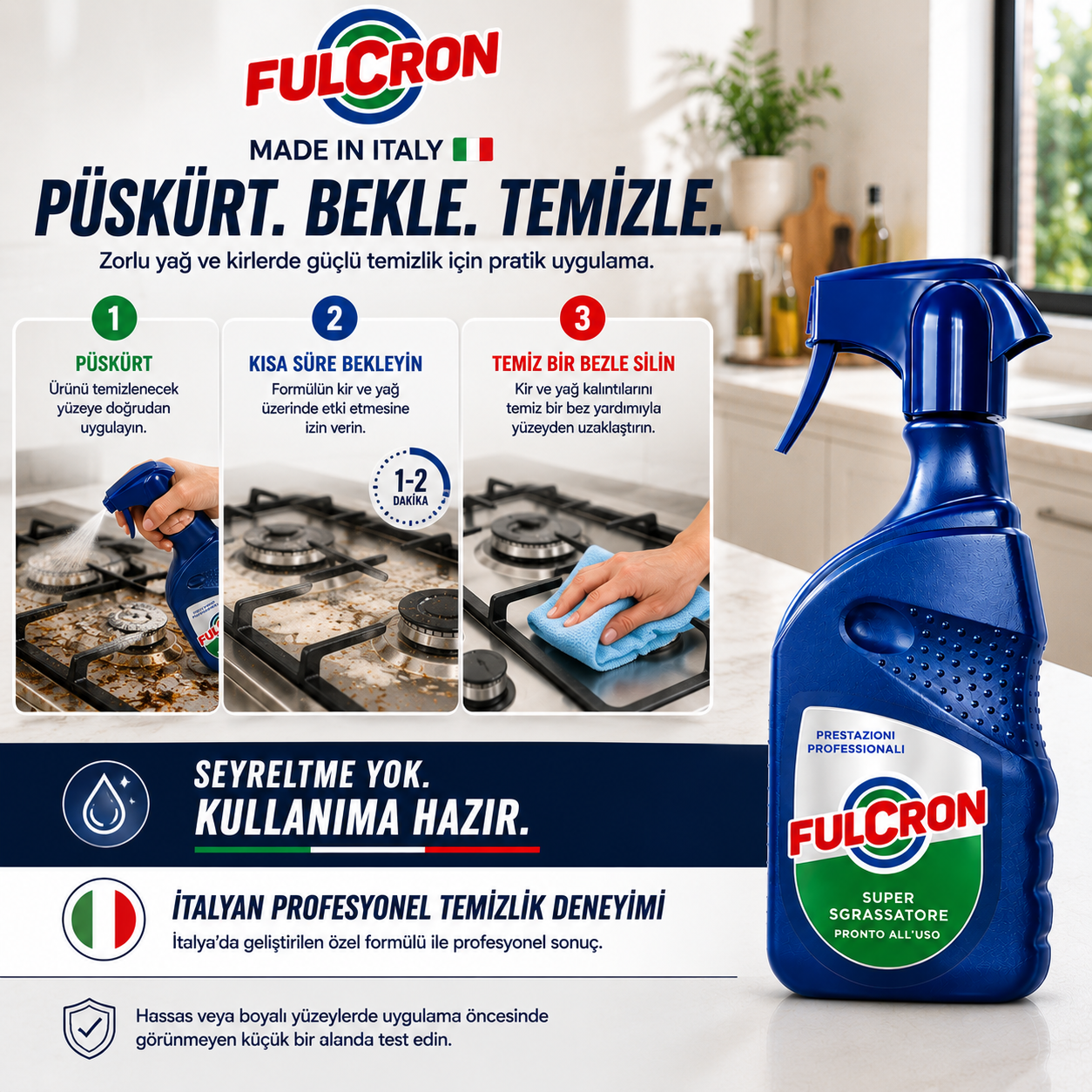 Fulcron Super Kir Çıkarıcı Yağ Çözücü 750 ml.