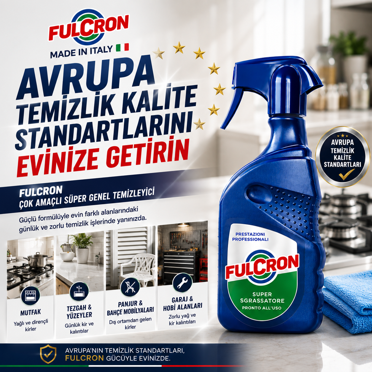 Fulcron Super Kir Çıkarıcı Yağ Çözücü 750 ml.