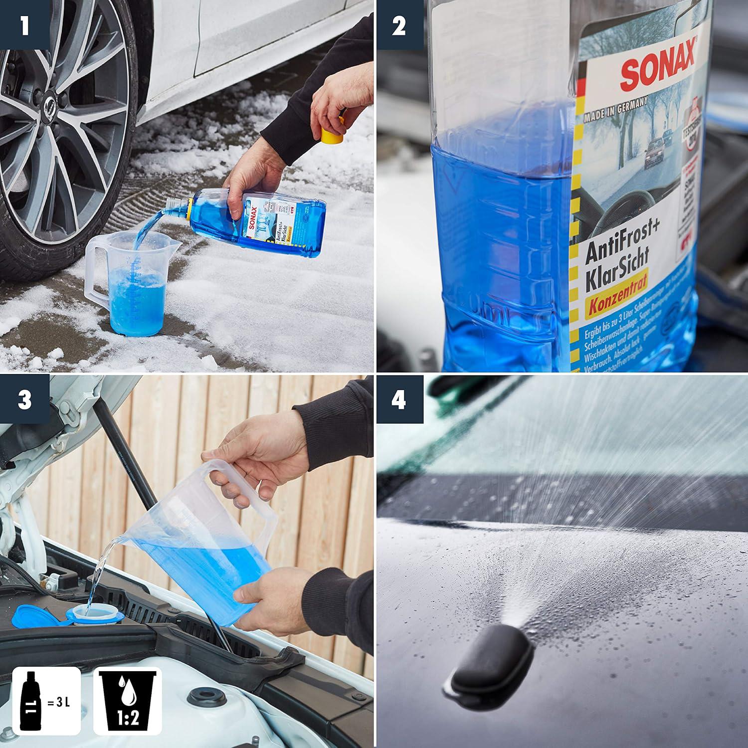 Sonax Antifrizli Konsantre Cam Suyu 1 lt