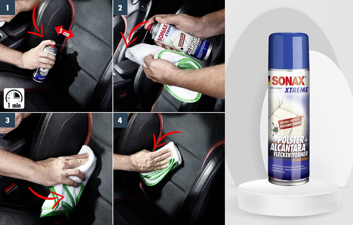 Sonax Döşeme Alkantara Xtreme Leke Çıkarıcı 300 ml