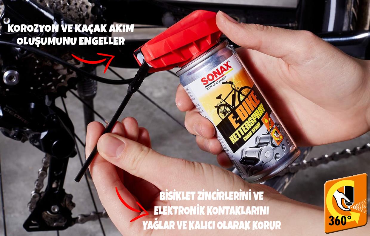 Sonax E-Bike Chain Spray with Easy Spray