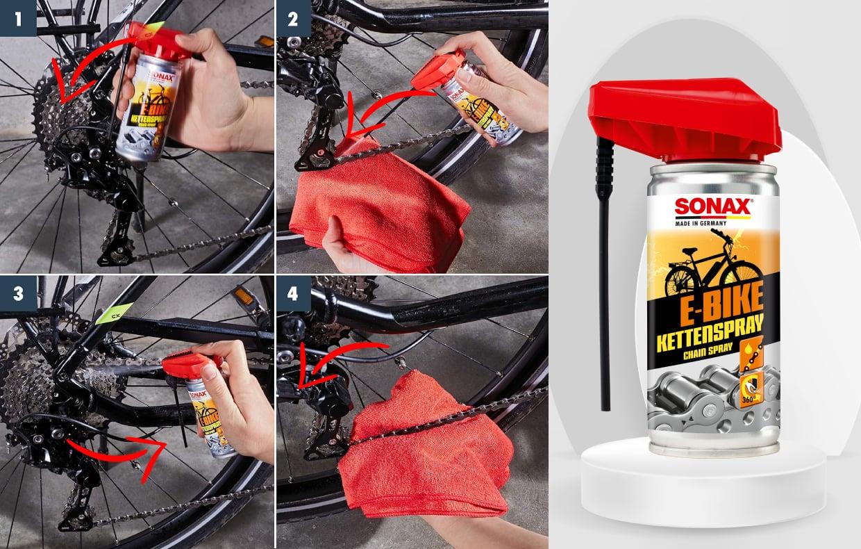Sonax E-Bike Chain Spray with Easy Spray