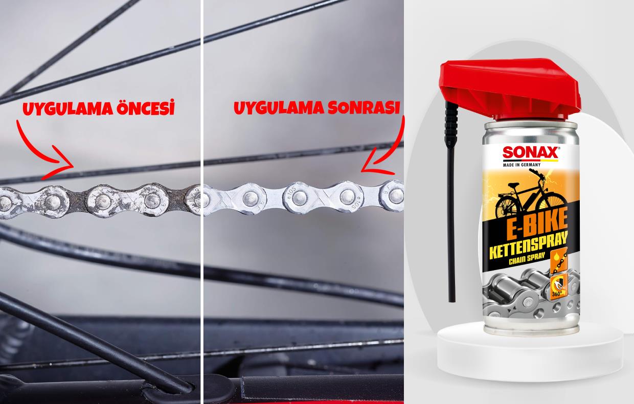 Sonax E-Bike Chain Spray with Easy Spray