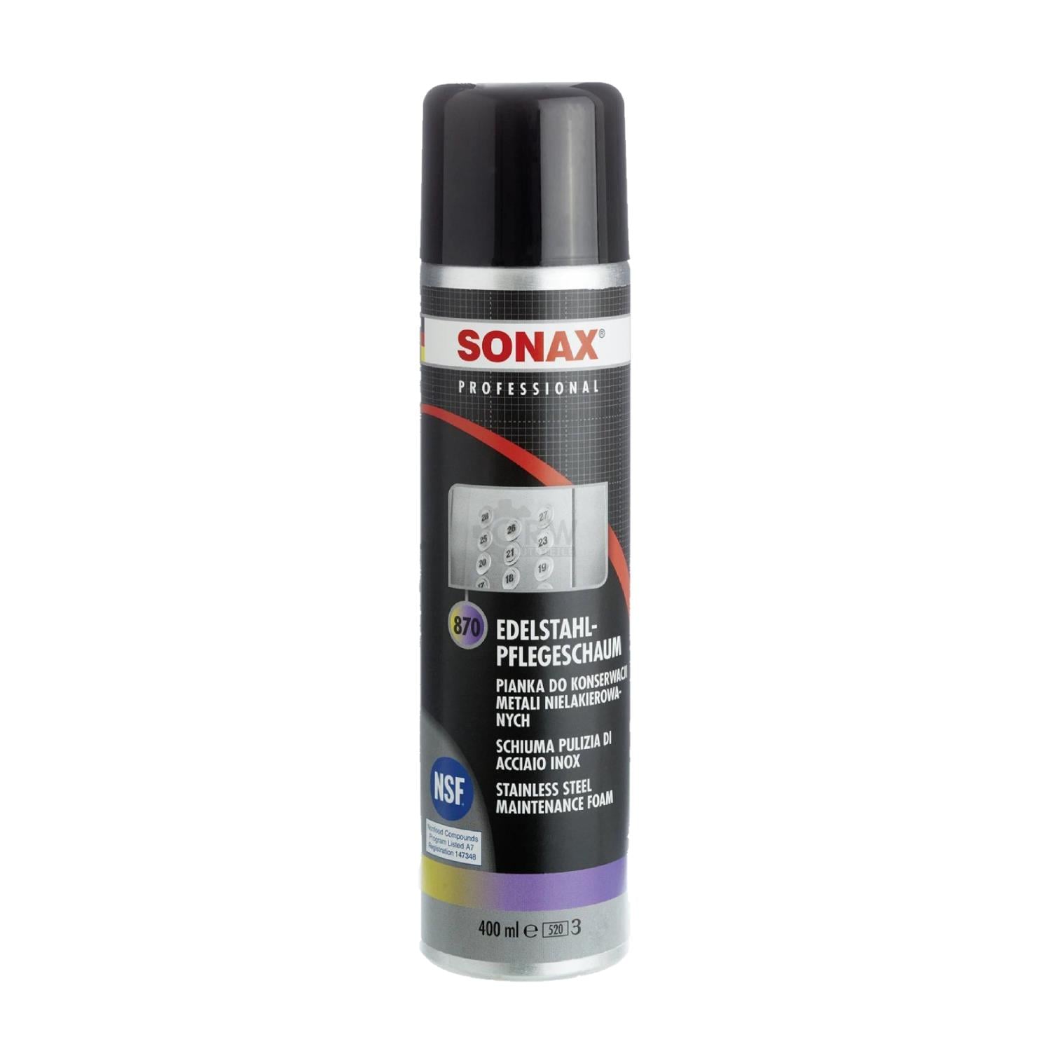Sonax Metal Temizleme Bakım Köpüğü 400 ml