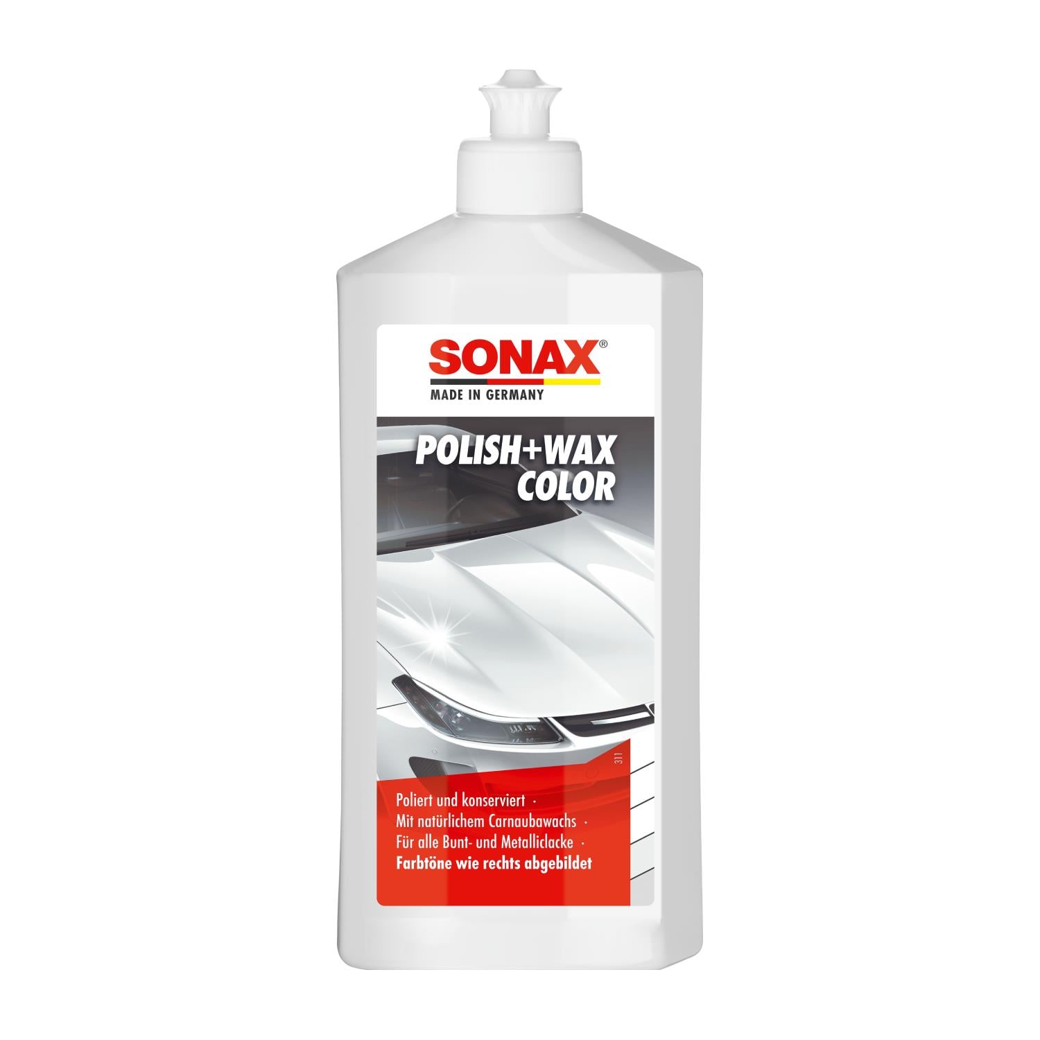 Sonax Polish+Wax Color White-250