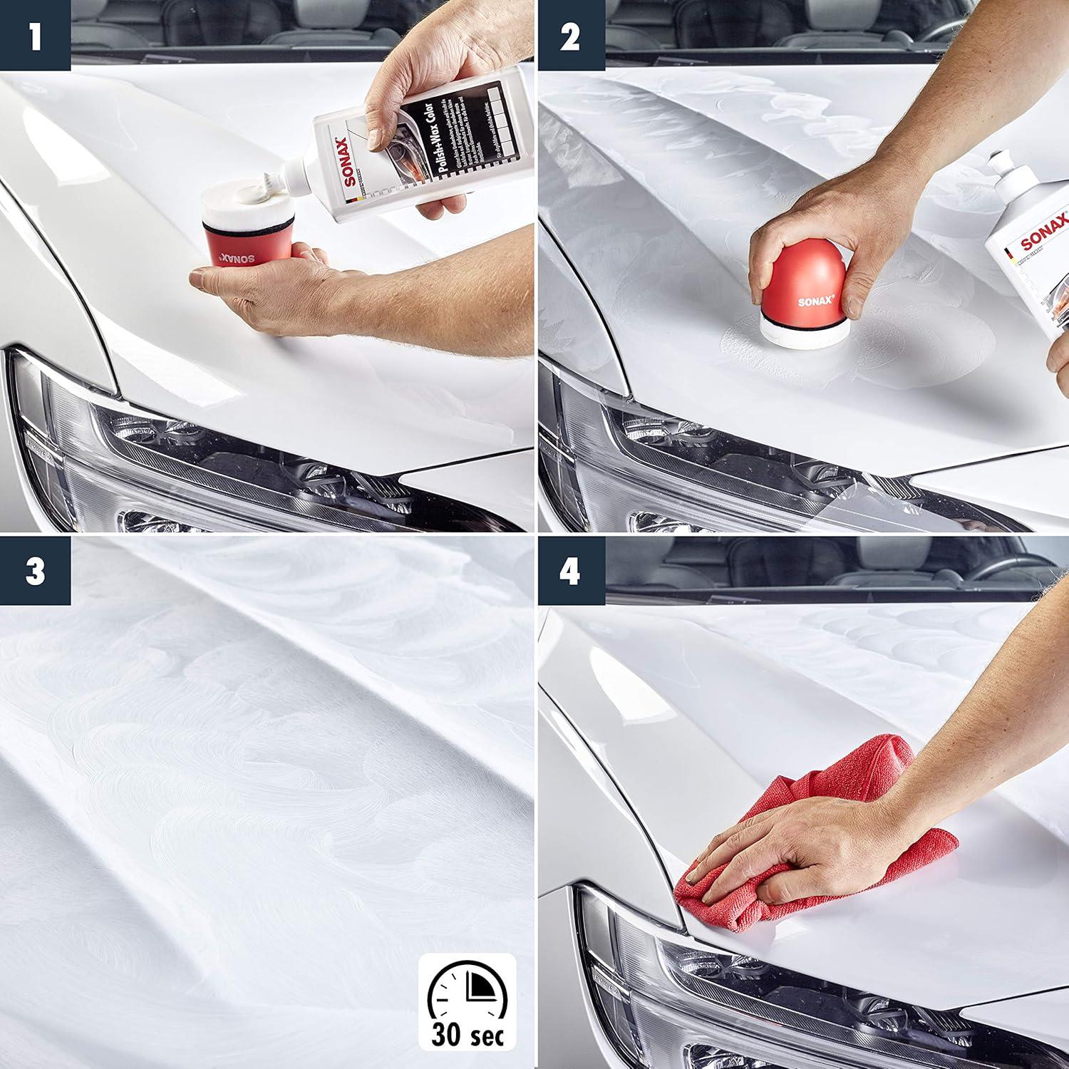 Sonax Polish+Wax Color White-250
